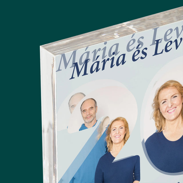 Szó Fotókból: 20 Éve Együtt - Akrilüveg