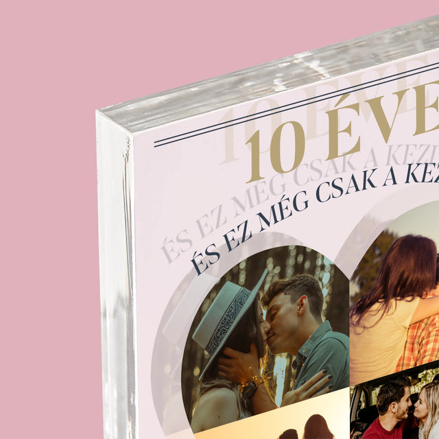 Alakzat Fotókból: Rózsalakodalom - Akrilüveg