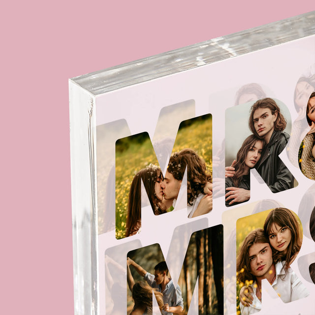 Szó Fotókból: Mr&Mrs - Akrilüveg