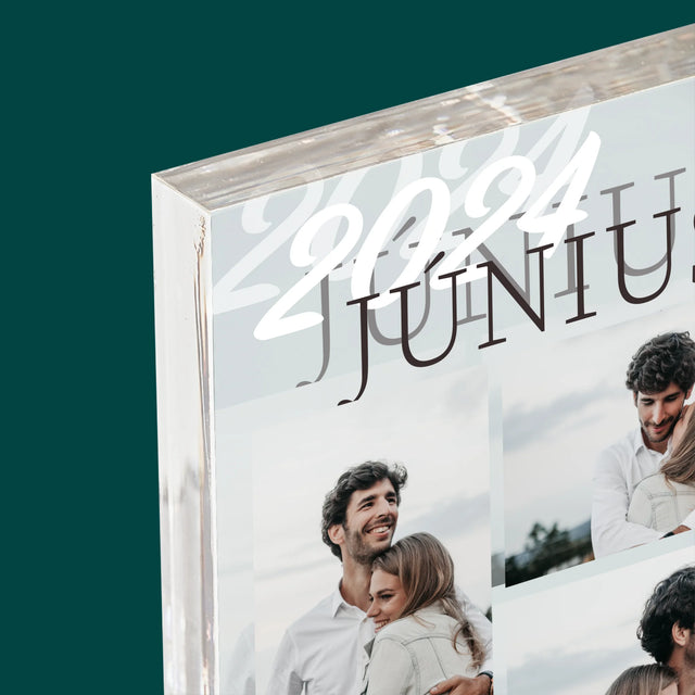 Fotókollázs: Mr&Mrs Dátum - Akrilüveg