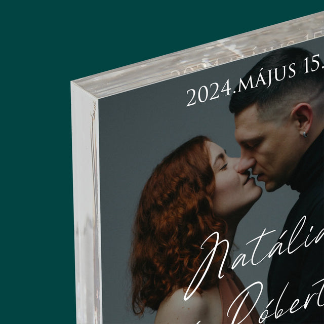 Fotó És Felirat: Esküvői Fotó Jókívánságok - Akrilüveg