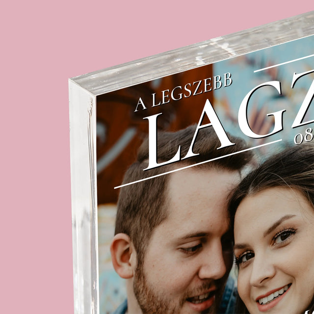 Újság Címlap: A Legszebb Lagzi - Akrilüveg