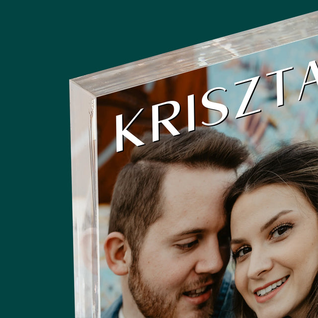 Fotó És Felirat: Keresztnevek Esküvő - Akrilüveg