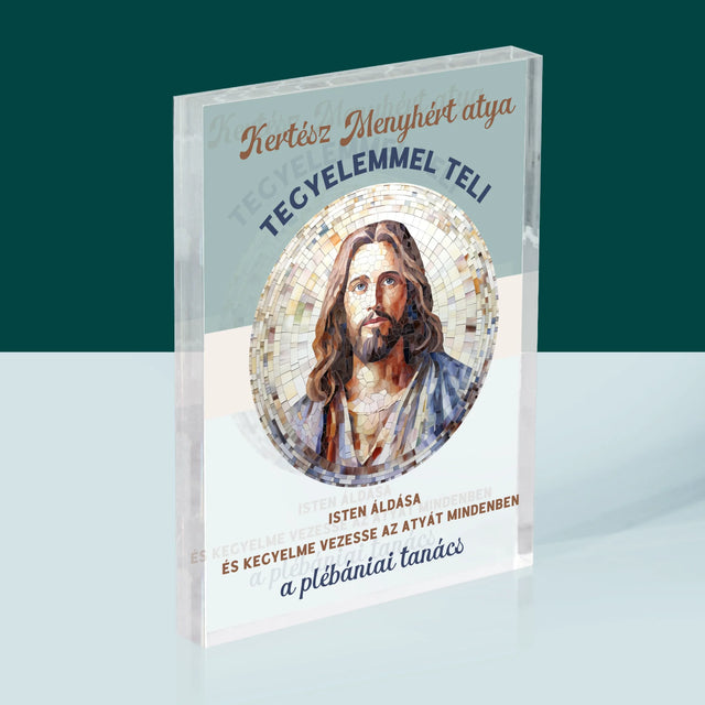 Név És Aláírás: Kegyelemmel Teli Tisztelendő Atya - Akrilüveg