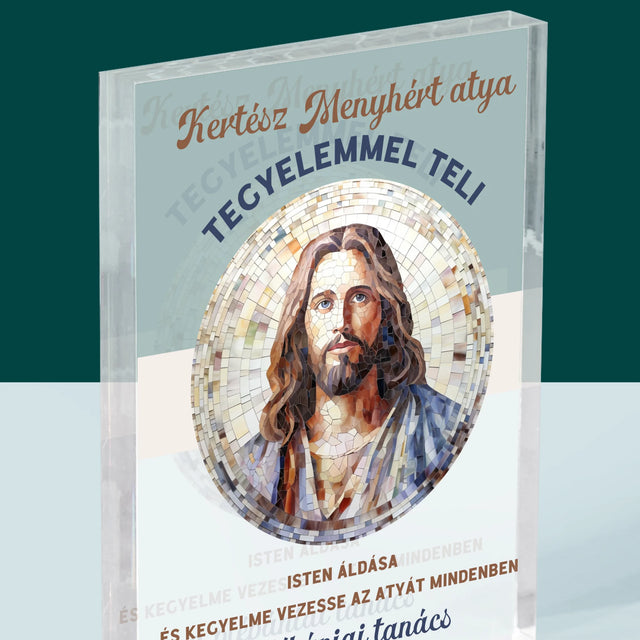Név És Aláírás: Kegyelemmel Teli Tisztelendő Atya - Akrilüveg
