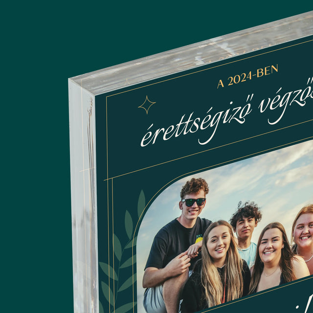 Monogram: Köszönet A Tanítónak - Akrilüveg