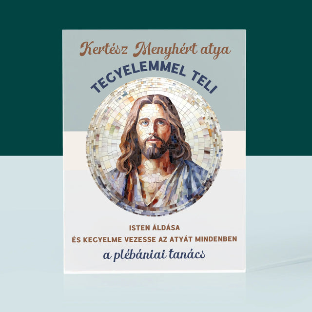 Név És Aláírás: Kegyelemmel Teli Tisztelendő Atya - Akrilüveg