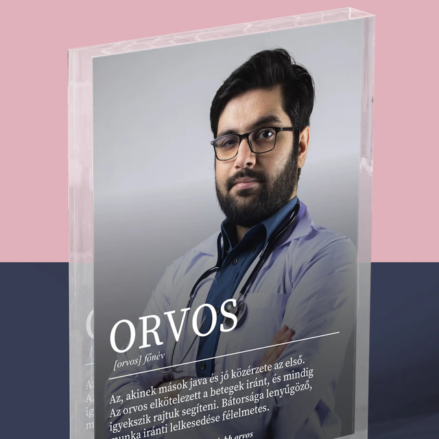 Fotó És Felirat: Orvos Definíciója - Akrilüveg