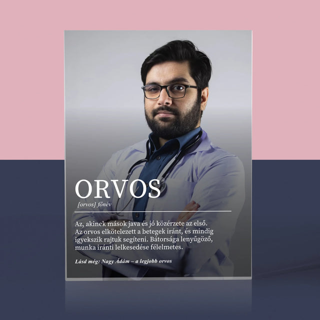 Fotó És Felirat: Orvos Definíciója - Akrilüveg