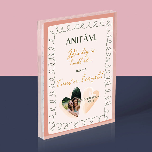 Fotó És Felirat: Mindig Is Tudtad - Akrilüveg