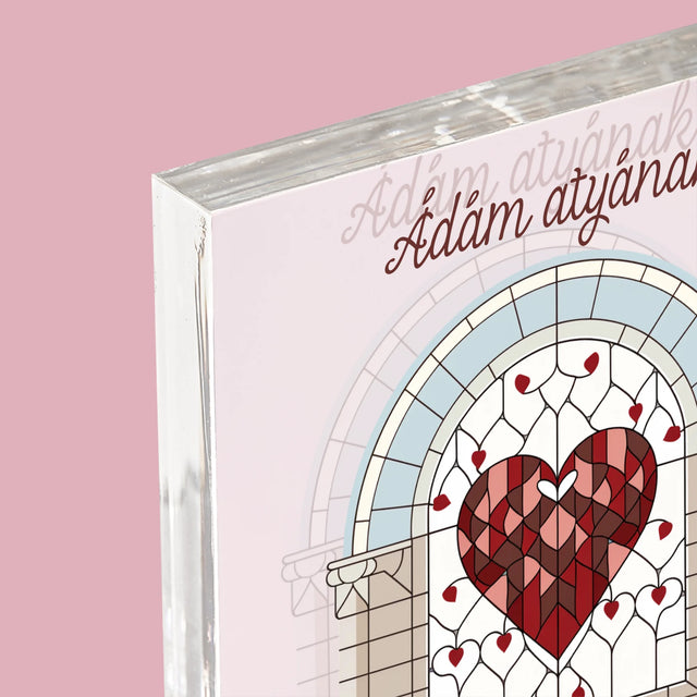 Név És Aláírás: Köszönünk Minden Imát - Akrilüveg