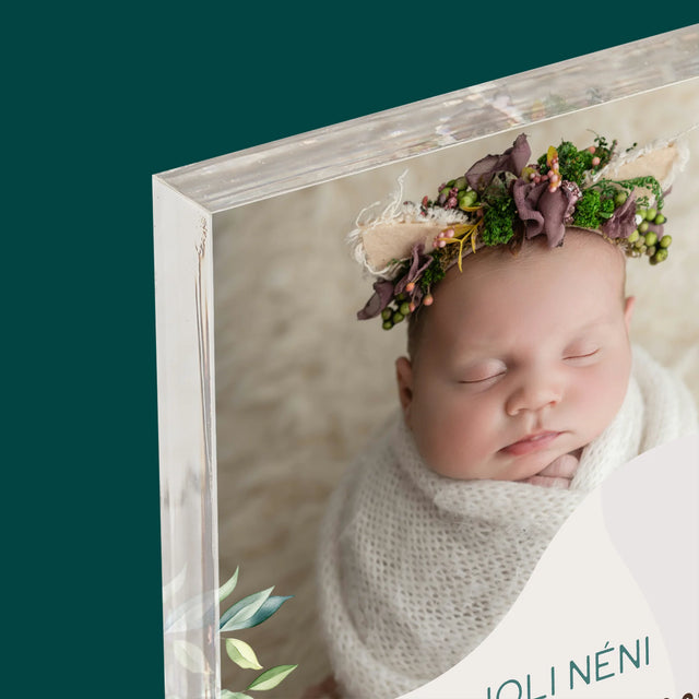 Fotó És Felirat: Köszönet A Szülésznőnek - Akrilüveg