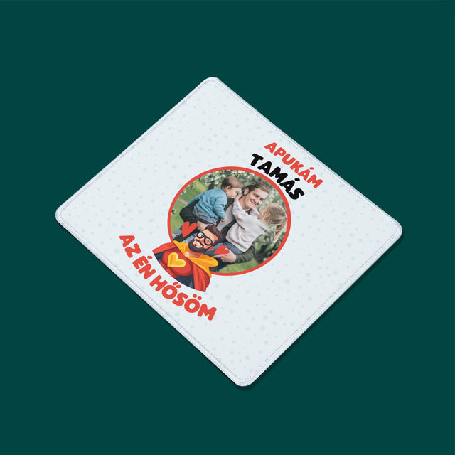 Fotó És Felirat: Apu Az Én Hősöm - Egéralátét