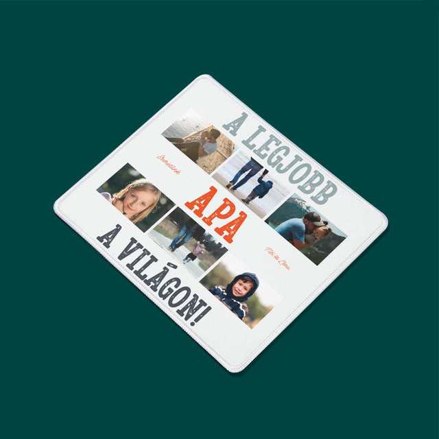 Fotókollázs: A Legjobb Apa A Világon Fénykép - Egéralátét