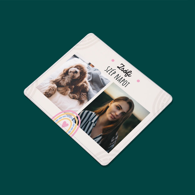 Fotókollázs: Szép Napot - Egéralátét