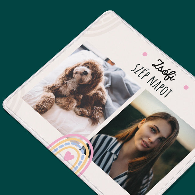 Fotókollázs: Szép Napot - Egéralátét