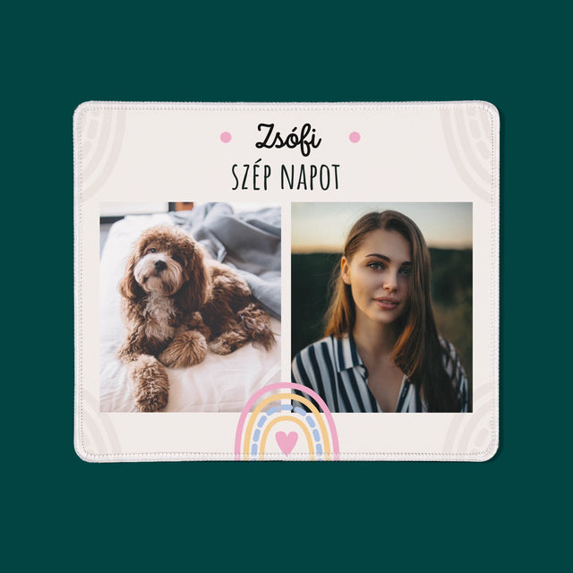 Fotókollázs: Szép Napot - Egéralátét