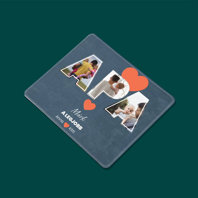 Fotókollázs: Apu A Legjobb - Egéralátét