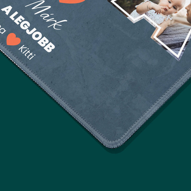 Fotókollázs: Apu A Legjobb - Egéralátét