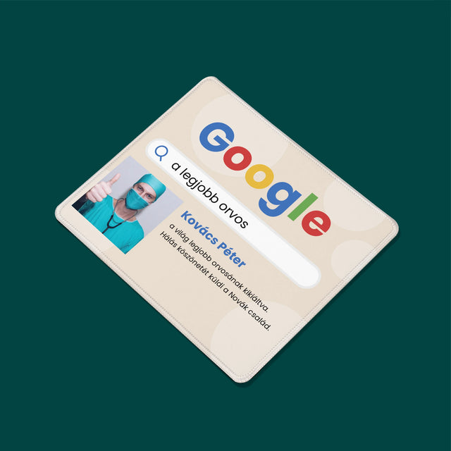 Fotó És Felirat: Google-Találat A Legjobb Orvosra - Egéralátét