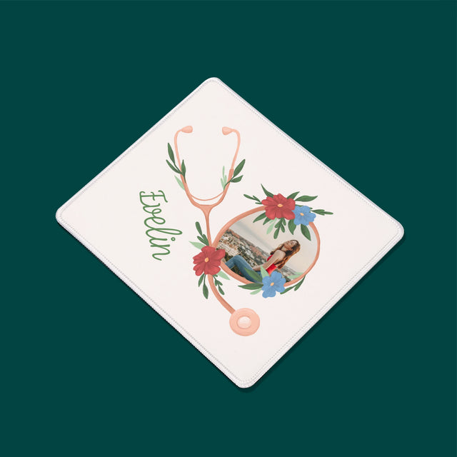 Fotó És Felirat: Sztetoszkóp Virágok - Egéralátét