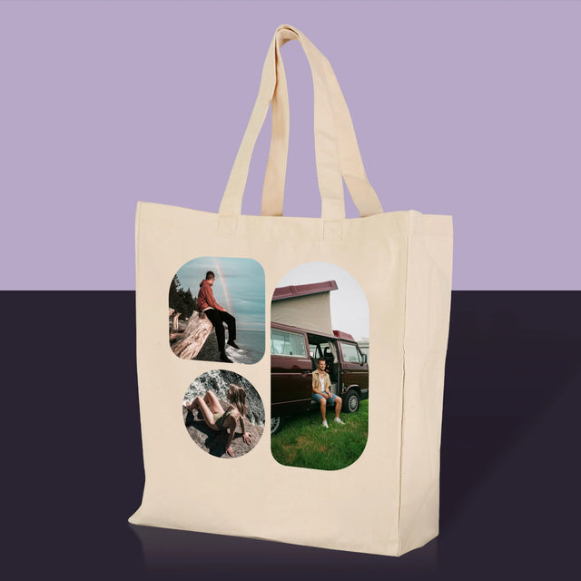 Fotókollázs: Formák - Vászontáska