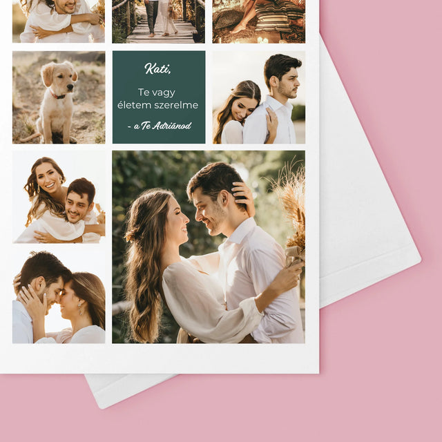 Fotókollázs: Szerelmi Kollázs - Üdvözlőlap