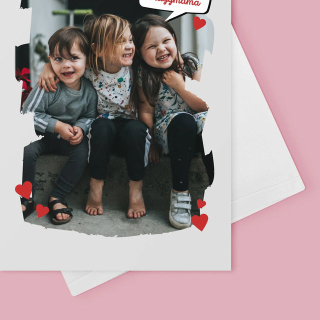 Fotó És Felirat: Szeretett Nagymamának - Üdvözlőlap