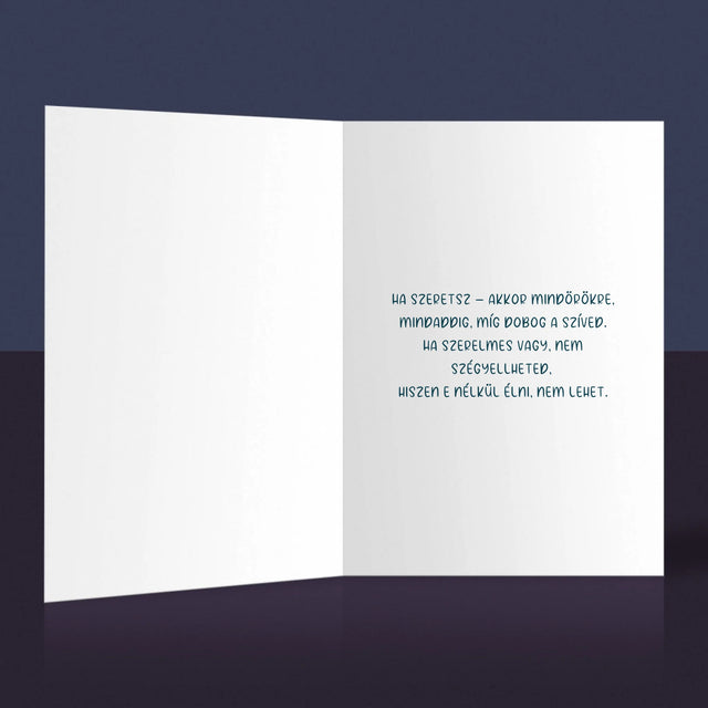 Fotókollázs: Szeretlek, Iniciálék - Üdvözlőlap