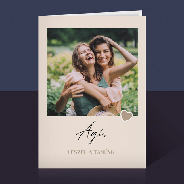 Fotó És Felirat: Légy A Tanúm - Üdvözlőlap