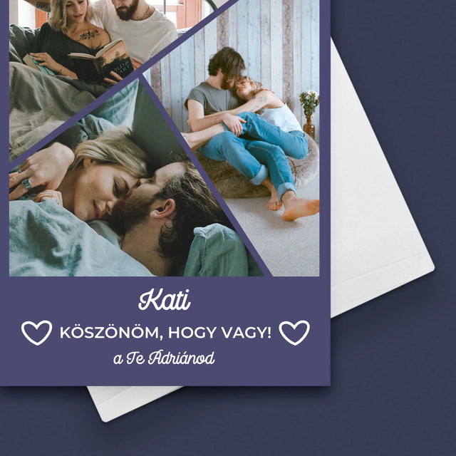 Fotókollázs: Köszönöm, Hogy Vagy - Üdvözlőlap