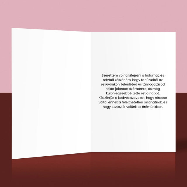 Fotókollázs: Köszönet Kollázs Képekből A Tanúnak - Üdvözlőlap