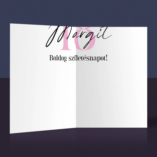 Fotó És Felirat: Köszönet A Lánybarátnak - Üdvözlőlap