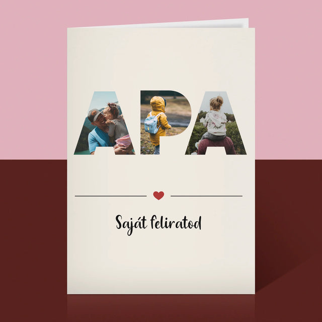 Szó Fotókból: Apa A Fényképeidből - Üdvözlőlap
