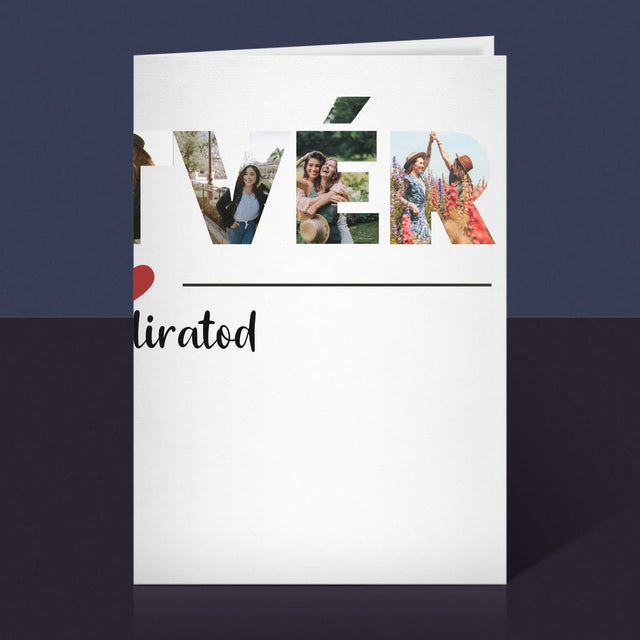 Szó Fotókból: Testvér Képekből - Üdvözlőlap