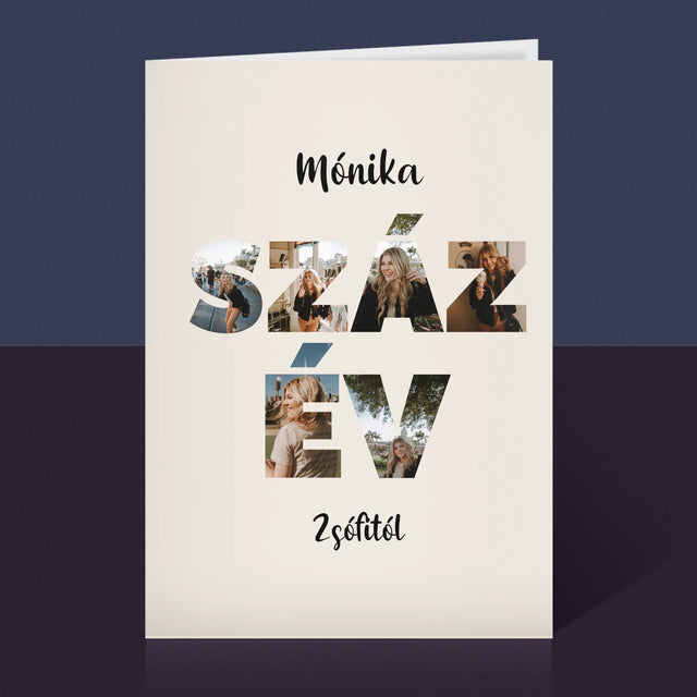 Szó Fotókból: Száz Év A Képeidből - Üdvözlőlap