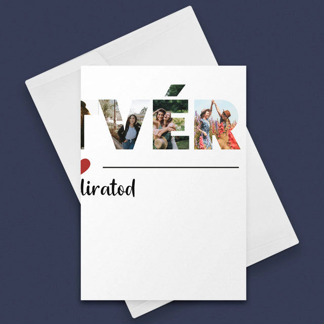 Szó Fotókból: Testvér Képekből - Üdvözlőlap