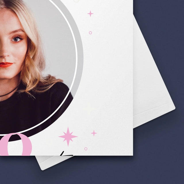 Fotó És Felirat: Köszönet A Lánybarátnak - Üdvözlőlap