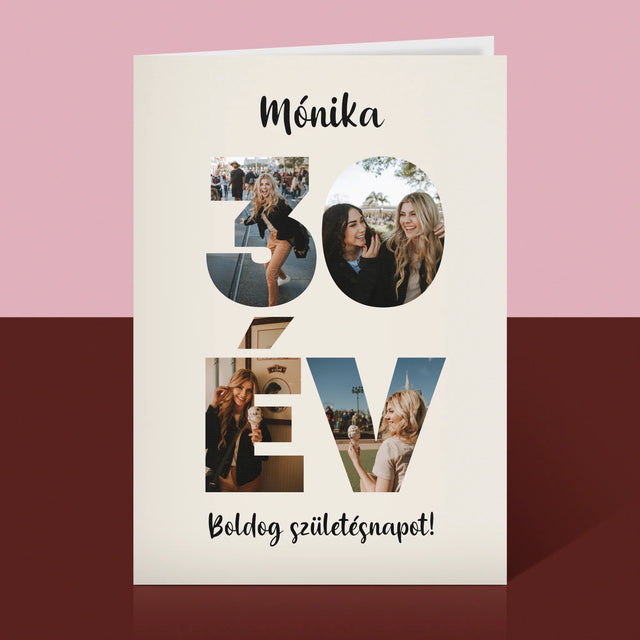 Szó Fotókból: 30Év A Képeidből - Üdvözlőlap