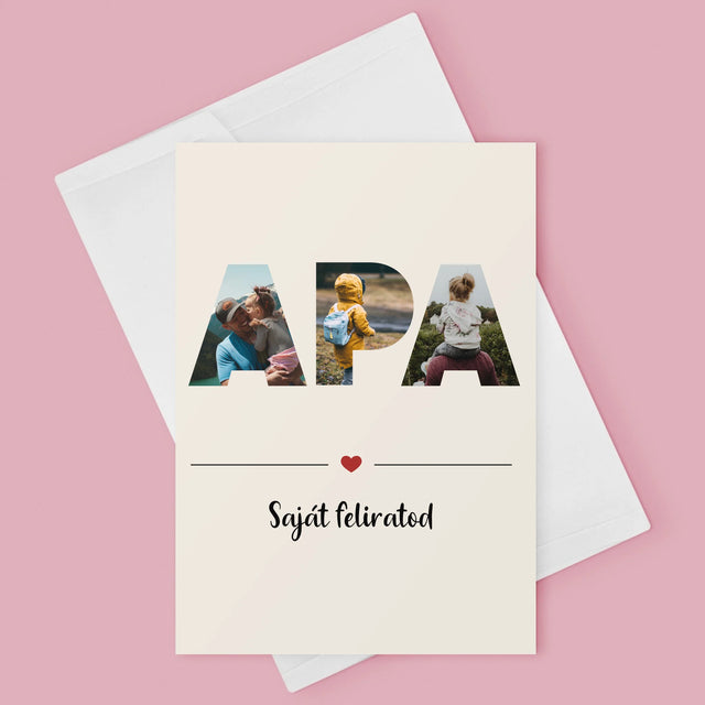 Szó Fotókból: Apa A Fényképeidből - Üdvözlőlap