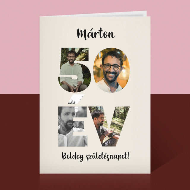 Szó Fotókból: 50 Év A Képeidből - Üdvözlőlap