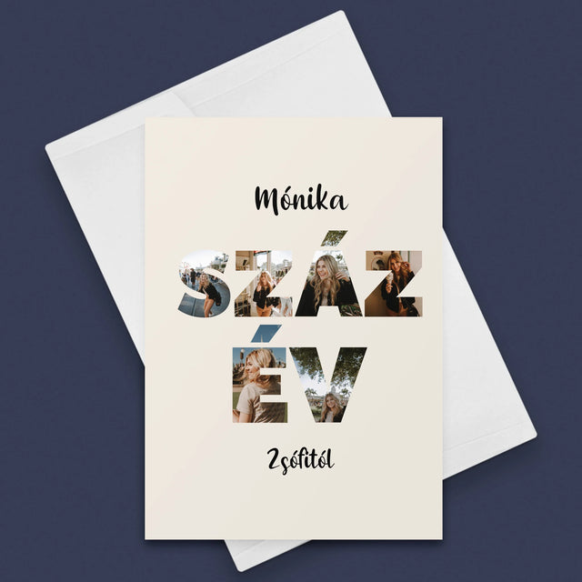 Szó Fotókból: Száz Év A Képeidből - Üdvözlőlap