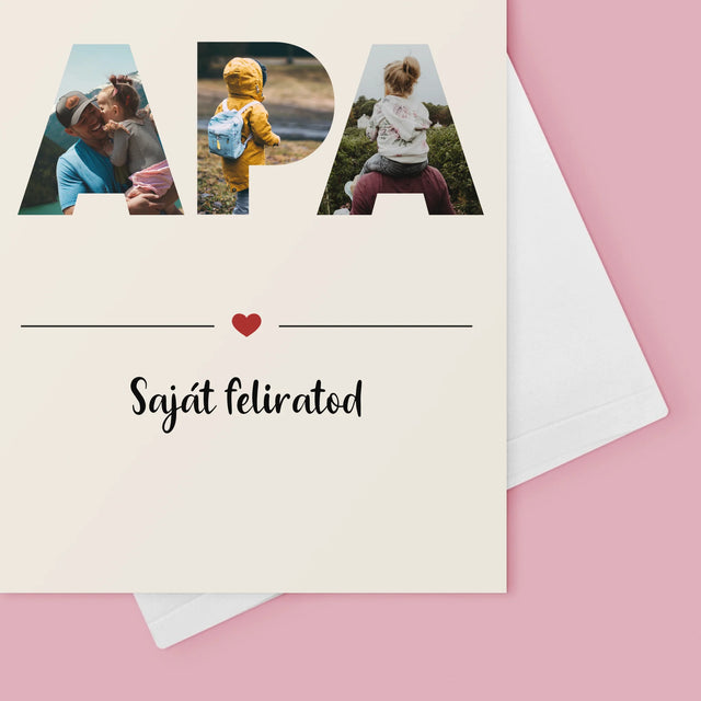 Szó Fotókból: Apa A Fényképeidből - Üdvözlőlap