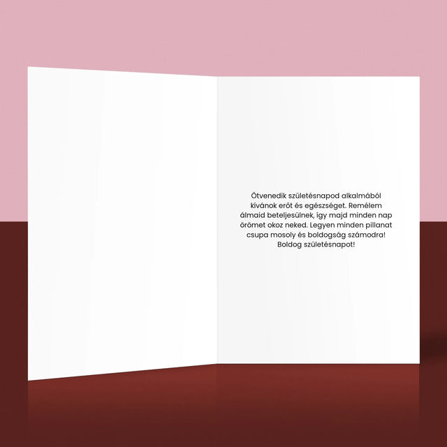 Szó Fotókból: 50 Év A Képeidből - Üdvözlőlap