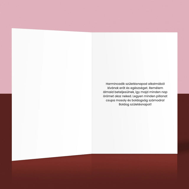 Szó Fotókból: 30Év A Képeidből - Üdvözlőlap