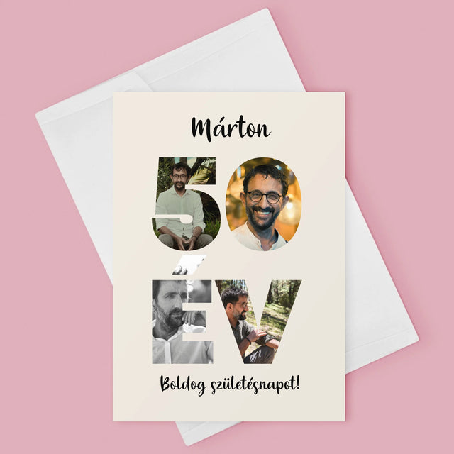Szó Fotókból: 50 Év A Képeidből - Üdvözlőlap