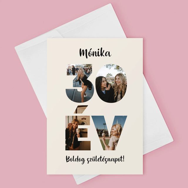 Szó Fotókból: 30Év A Képeidből - Üdvözlőlap