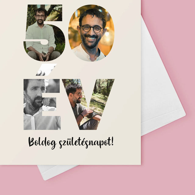 Szó Fotókból: 50 Év A Képeidből - Üdvözlőlap