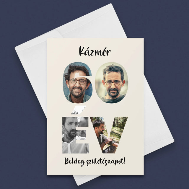 Szó Fotókból: 60 Év A Képeidből - Üdvözlőlap