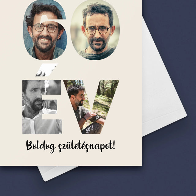 Szó Fotókból: 60 Év A Képeidből - Üdvözlőlap